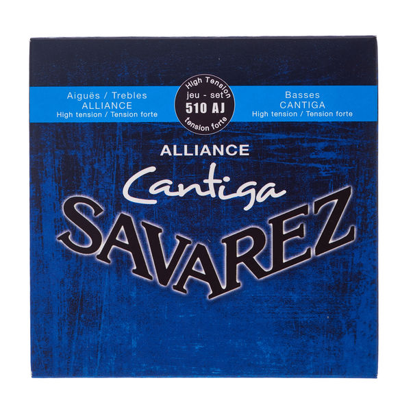 Cuerdas guitarra clásica nylon Savarez 510AJ Alliance Cantiga High Tension  - juego de cuerdas
