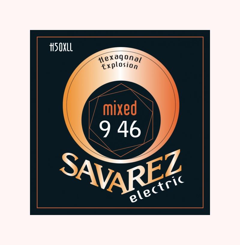 Savarez Jeu De 6 Cordes H50xl Hexagonal Explosion 09-46 - Cuerdas guitarra eléctrica - Variation 1