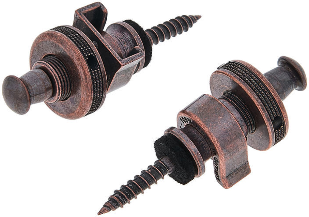 Schaller S-locks Paire Vintage Copper - Strap lock - Main picture