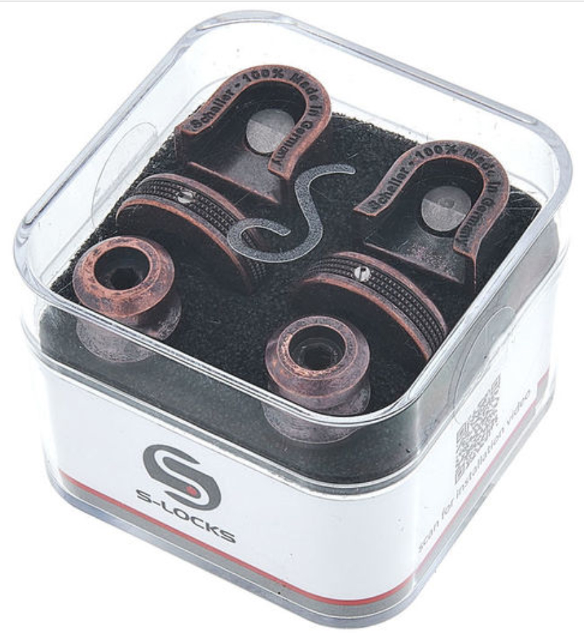 Schaller S-locks Paire Vintage Copper - Strap lock - Variation 1