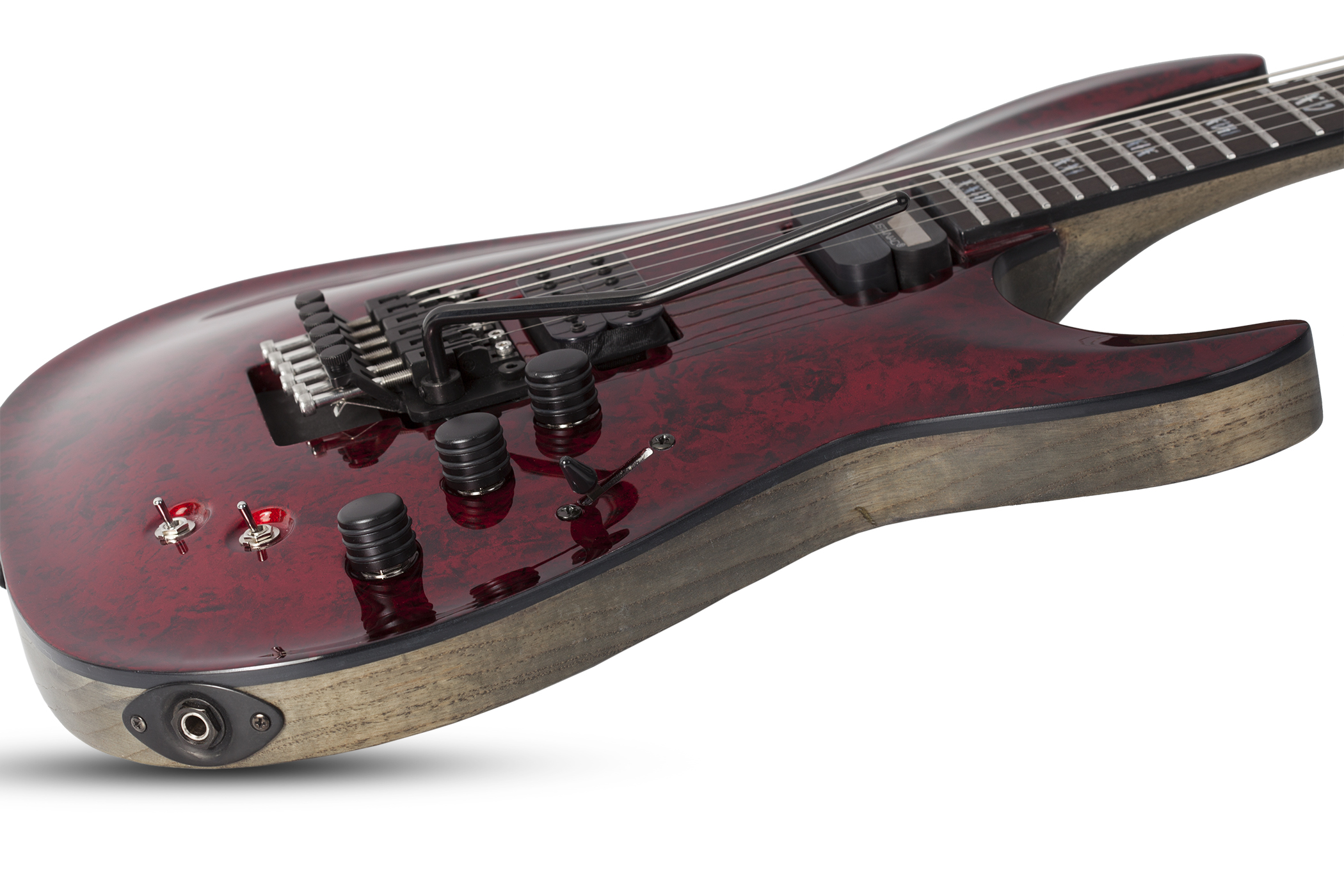 Schecter Apocalypse C-1 Fr S 2h Sustainiac - Red Reign - Guitarra eléctrica de doble corte - Variation 1