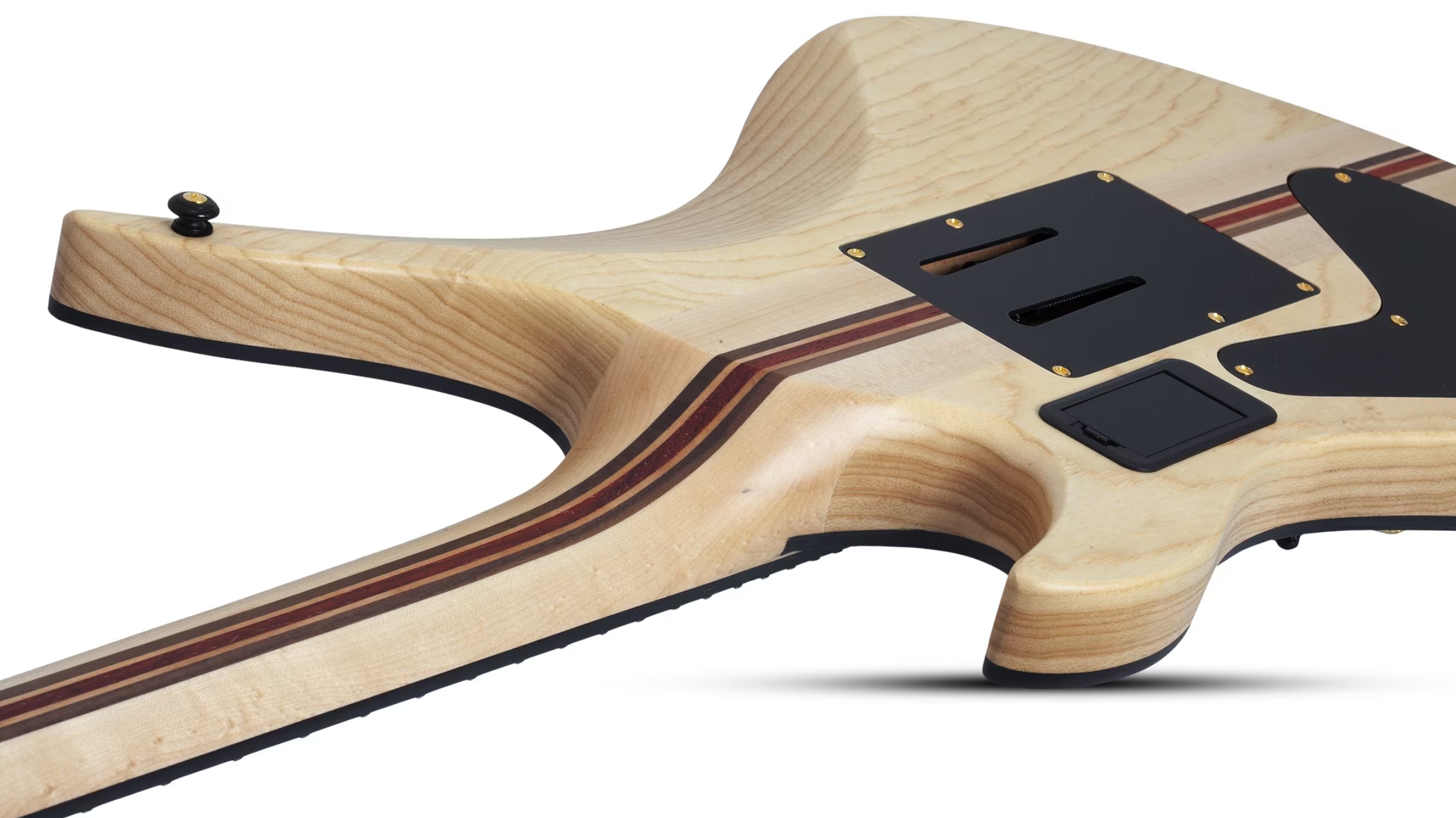 Schecter Avenger Fr-s 50th Ann. Lh Gaucher 2h Sustainiac Fr Eb - 50th Gold Burst - Guitarra electrica metalica - Variation 7