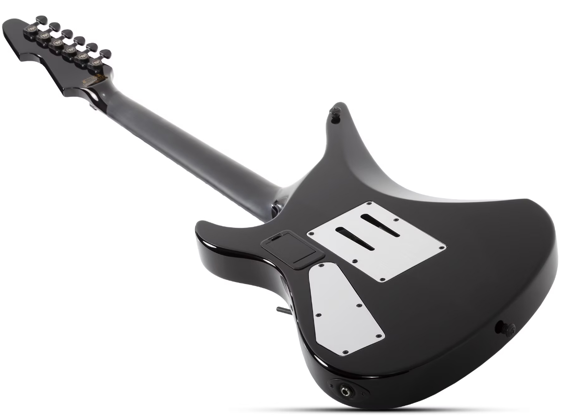 Schecter Avenger Pryzm Palladium 2h Fishman Fluence Modern Fr Eb - Gloss Black - Guitarra eléctrica de 7 cuerdas - Variation 5