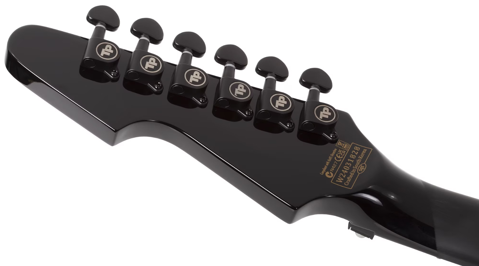 Schecter Avenger Pryzm Palladium 2h Fishman Fluence Modern Fr Eb - Gloss Black - Guitarra eléctrica de 7 cuerdas - Variation 6