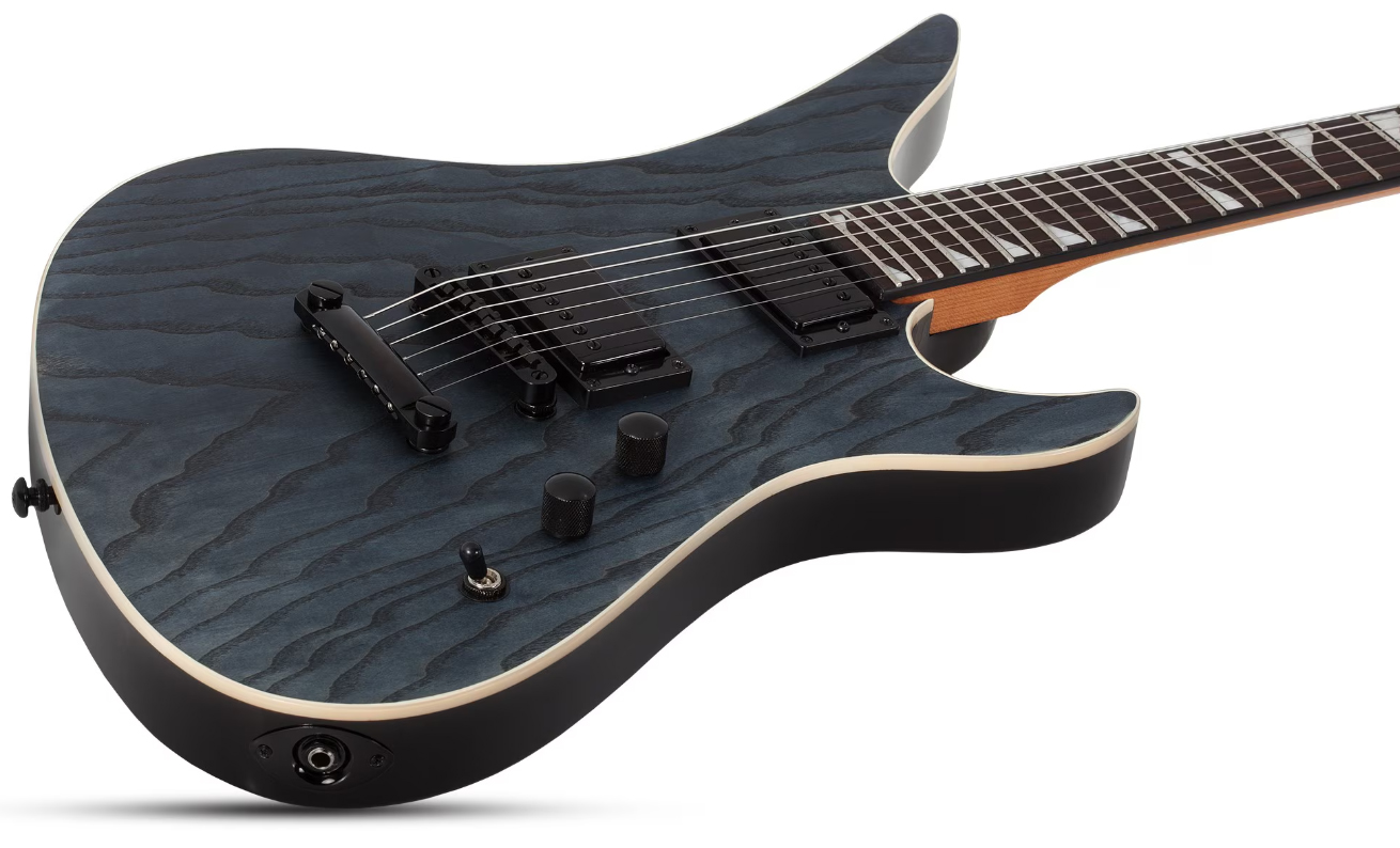 Schecter Avenger Standard 2h Ht Rw - Charcoal Satin - Guitarra electrica metalica - Variation 1