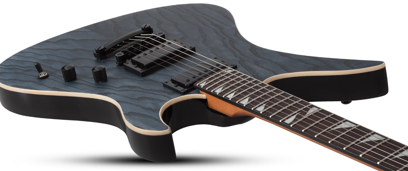 Schecter Avenger Standard 2h Ht Rw - Charcoal Satin - Guitarra electrica metalica - Variation 2