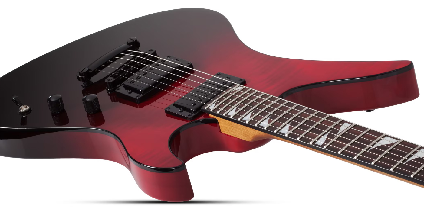 Schecter Avenger Standard 2h Ht Rw - Blood Burst - Guitarra electrica metalica - Variation 2