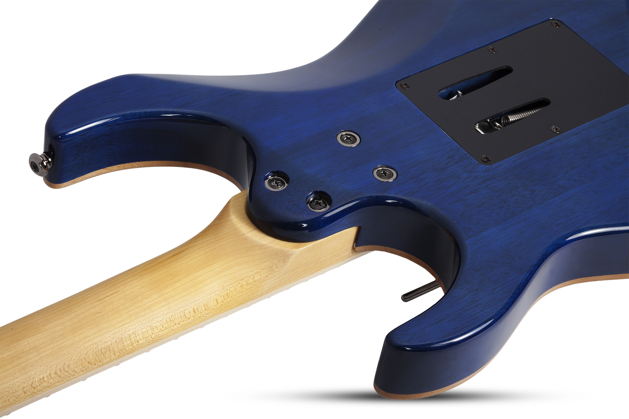 Schecter Banshee-6 Fr Extreme Hh Rw - Ocean Blue Burst - Guitarra eléctrica con forma de str. - Variation 5