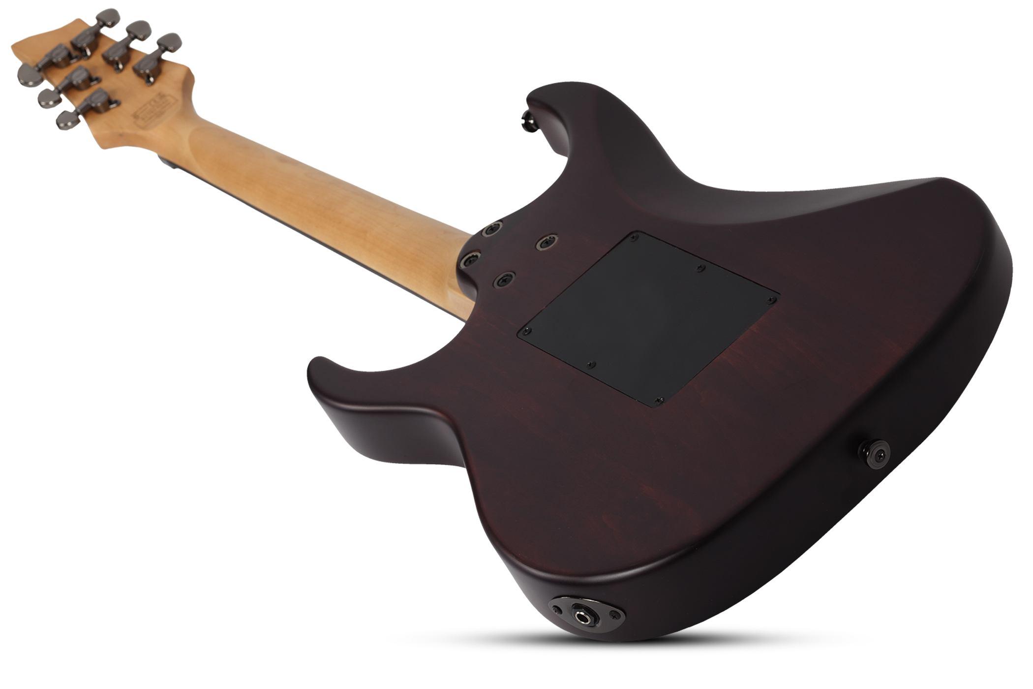 Schecter Banshee 6 Fr Sgr Hss Rw - Walnut Satin - Guitarra eléctrica con forma de str. - Variation 2