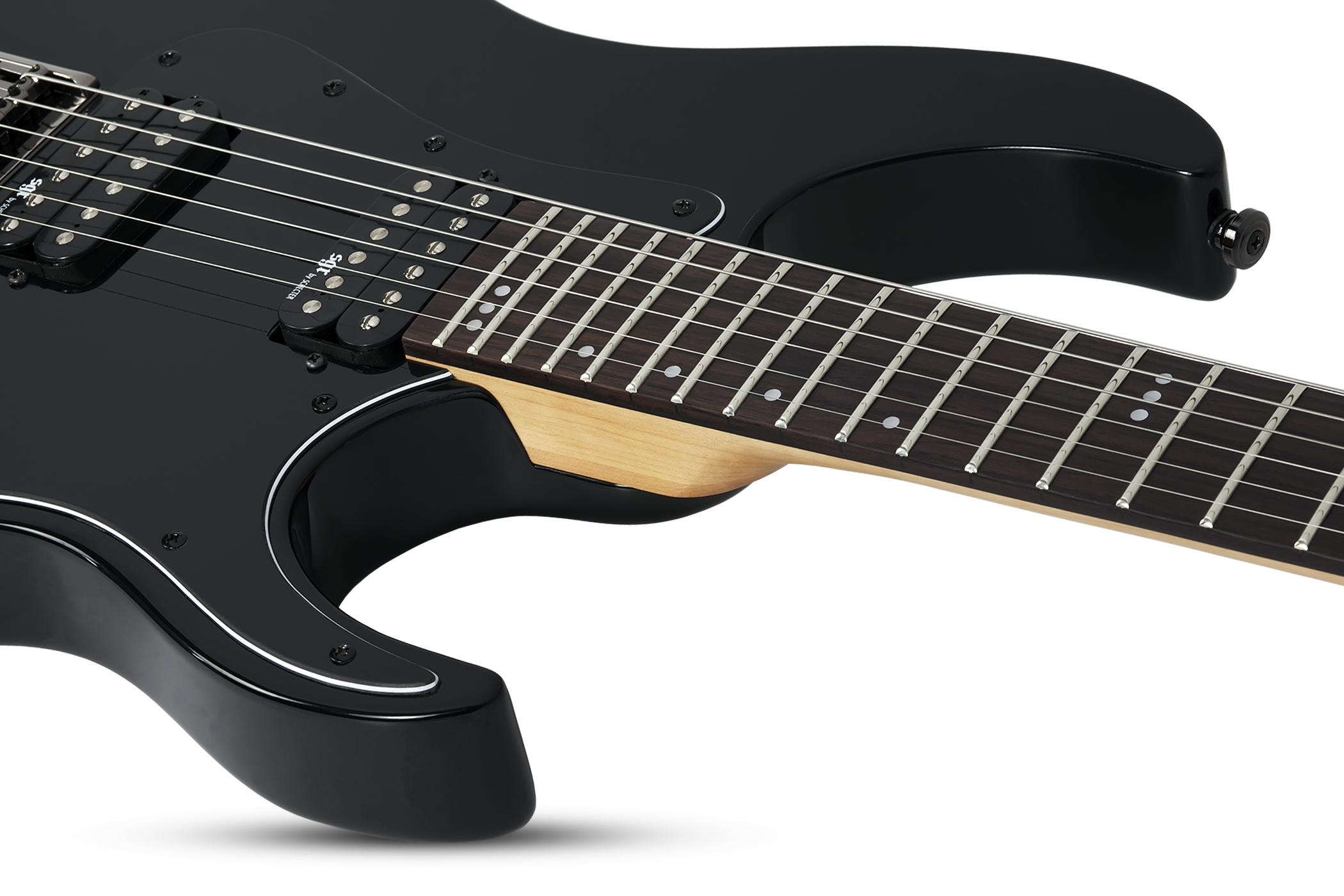 Schecter Banshee 6 Sgr 2h Ht Rw - Gloss Black - Guitarra eléctrica con forma de str. - Variation 2