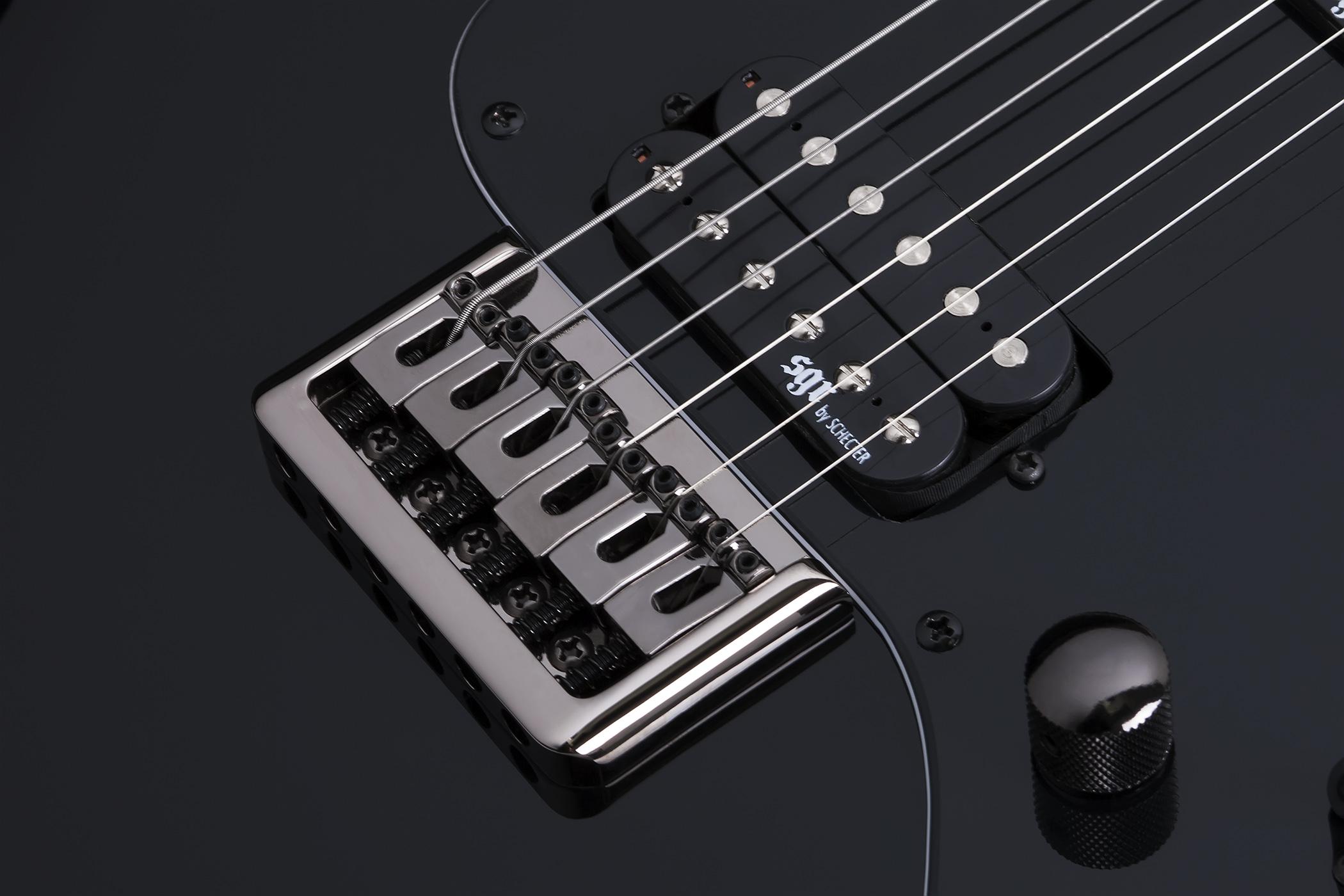 Schecter Banshee 6 Sgr 2h Ht Rw - Gloss Black - Guitarra eléctrica con forma de str. - Variation 3