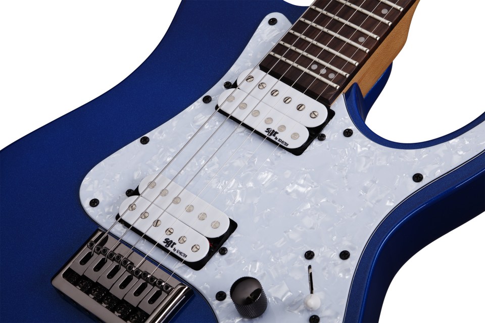 Schecter Banshee 6 Sgr 2h Ht Rw - Electric Blue - Guitarra eléctrica con forma de str. - Variation 2