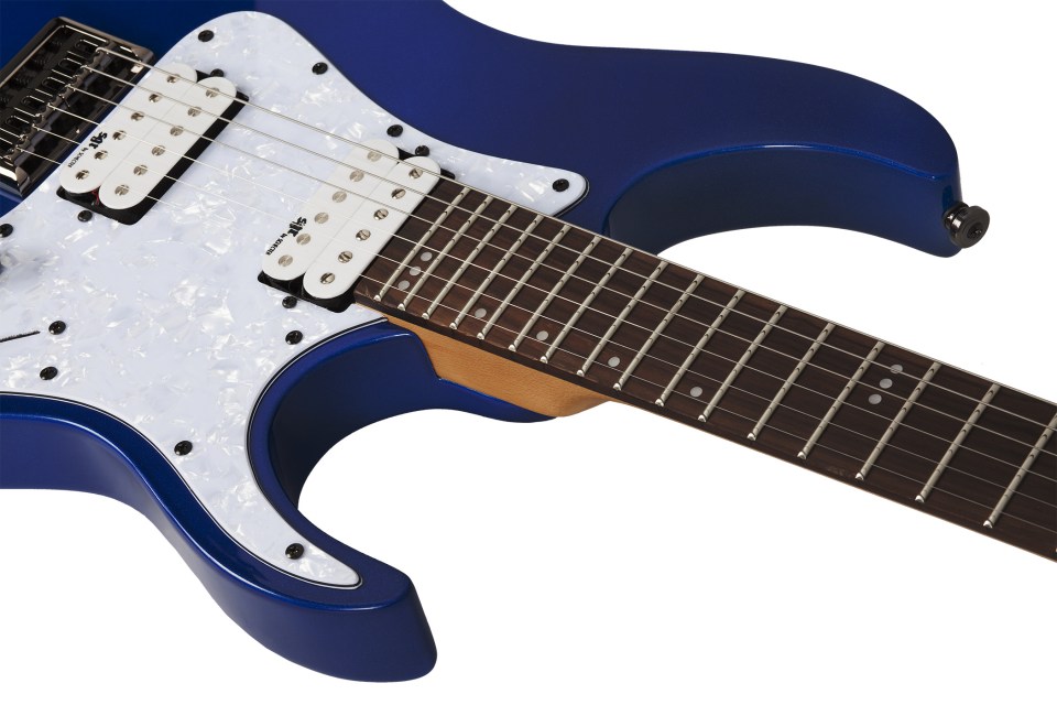 Schecter Banshee 6 Sgr 2h Ht Rw - Electric Blue - Guitarra eléctrica con forma de str. - Variation 3