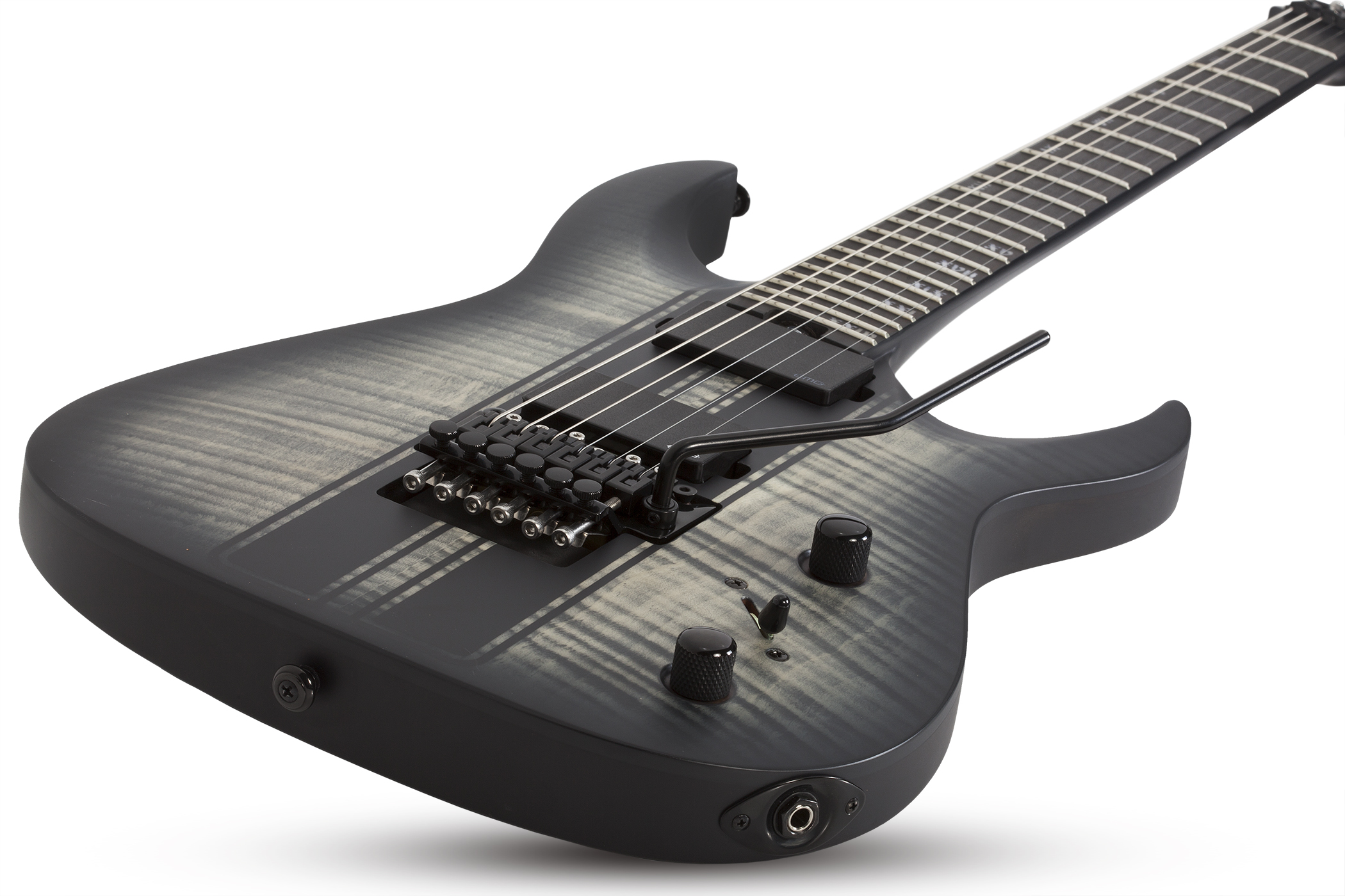 Schecter Banshee Gt Fr 2h Emg Eb - Satin Charcoal Burst - Guitarra eléctrica con forma de str. - Variation 1