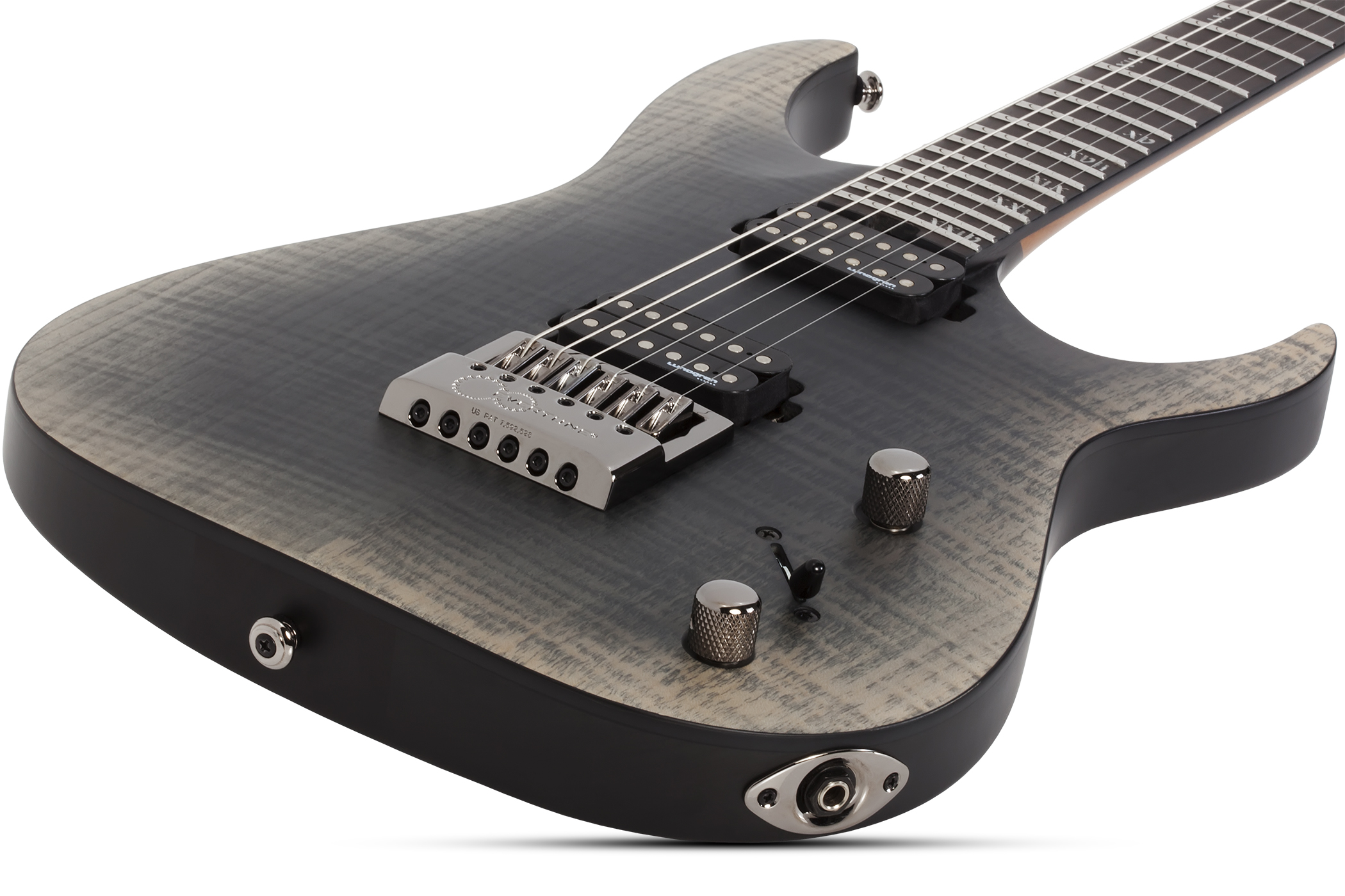 Schecter Banshee Mach-6 Evertune 2h Lundgren Ht Eb - Fallout Burst - Guitarra eléctrica con forma de str. - Variation 1