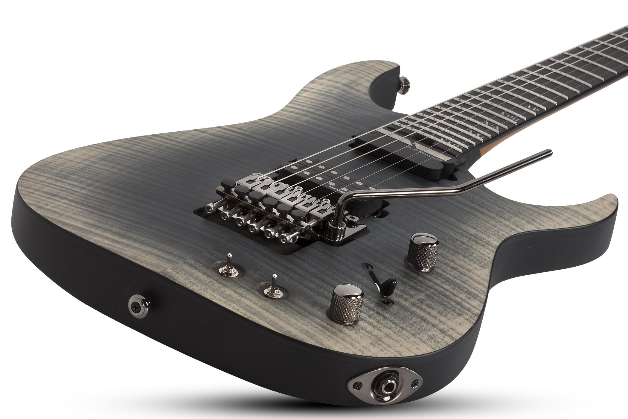 Schecter Banshee Mach-6 Fr S 2h Lundgren Sustainiac Eb - Fallout Burst - Guitarra eléctrica con forma de str. - Variation 1