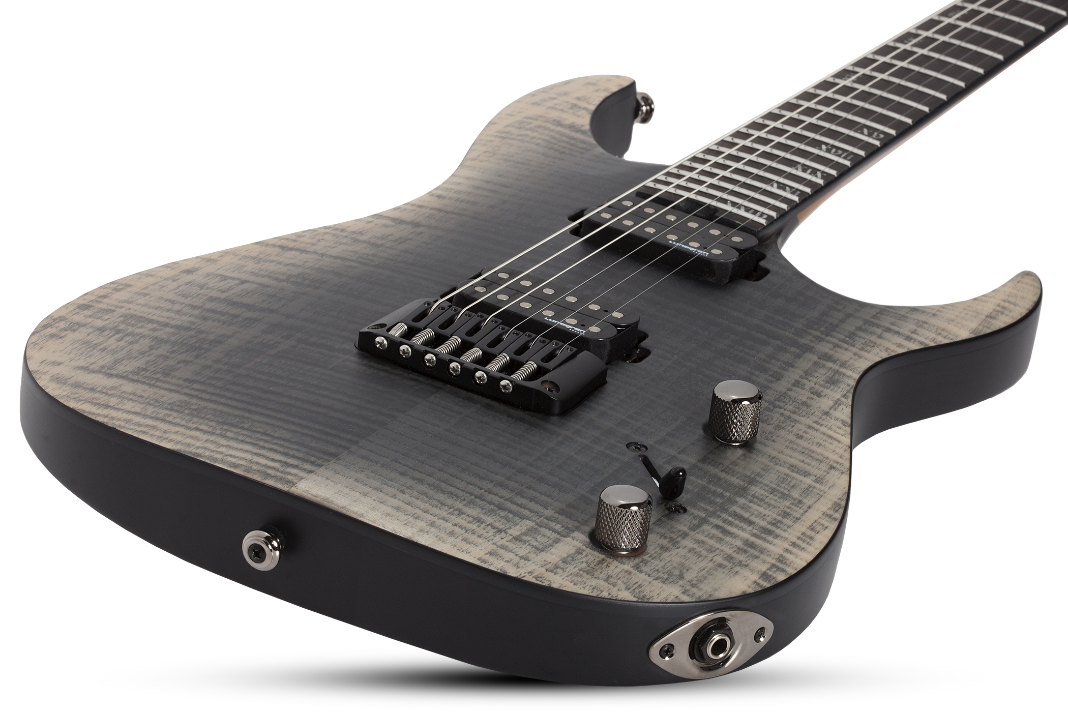 Schecter Banshee Mach-6 2h Lundgren Ht Eb - Fallout Burst - Guitarra eléctrica con forma de str. - Variation 1