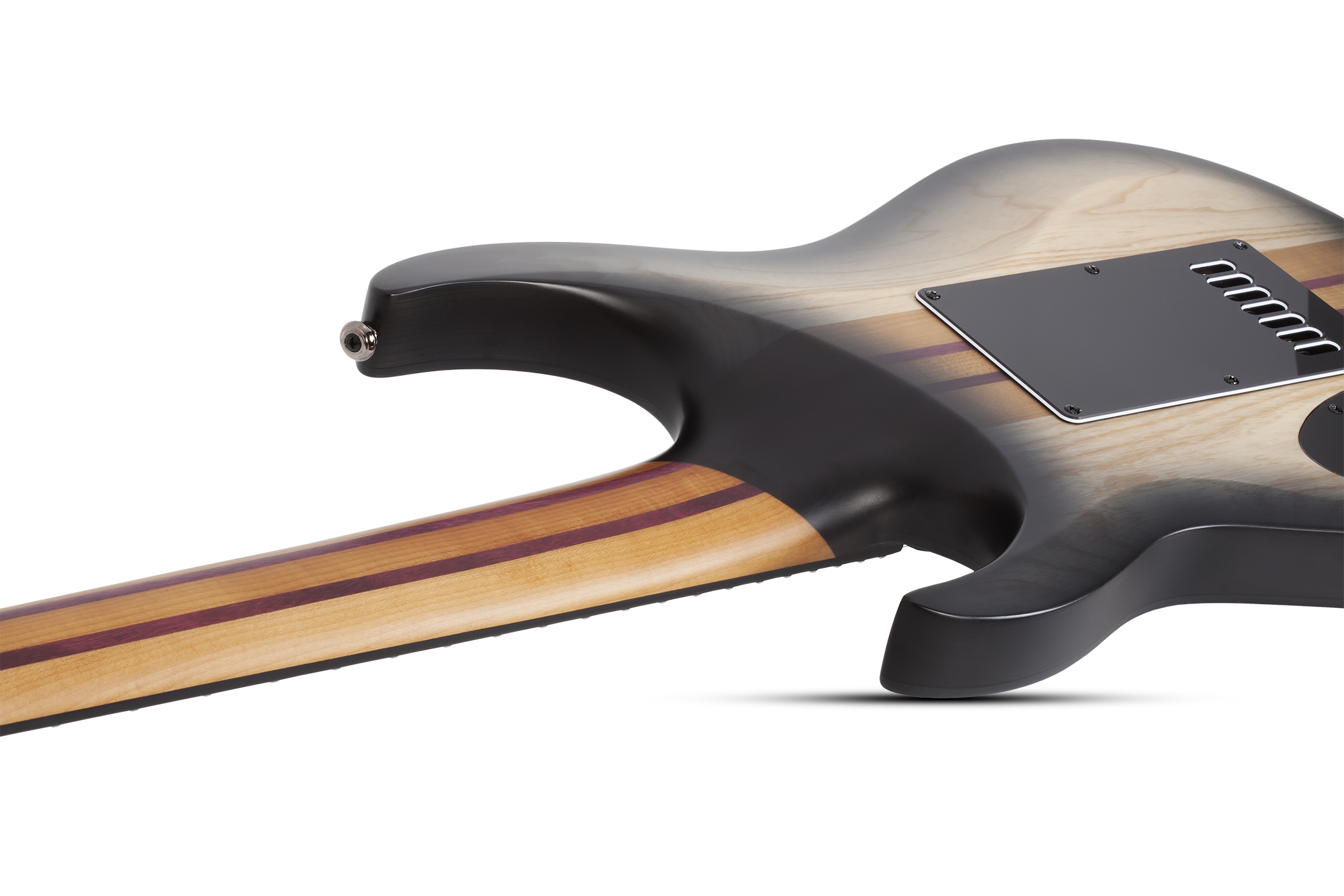 Schecter Banshee Mach-7 Evertune 7c 2h Lundgren Ht Eb - Fallout Burst - Guitarra eléctrica de 7 cuerdas - Variation 2