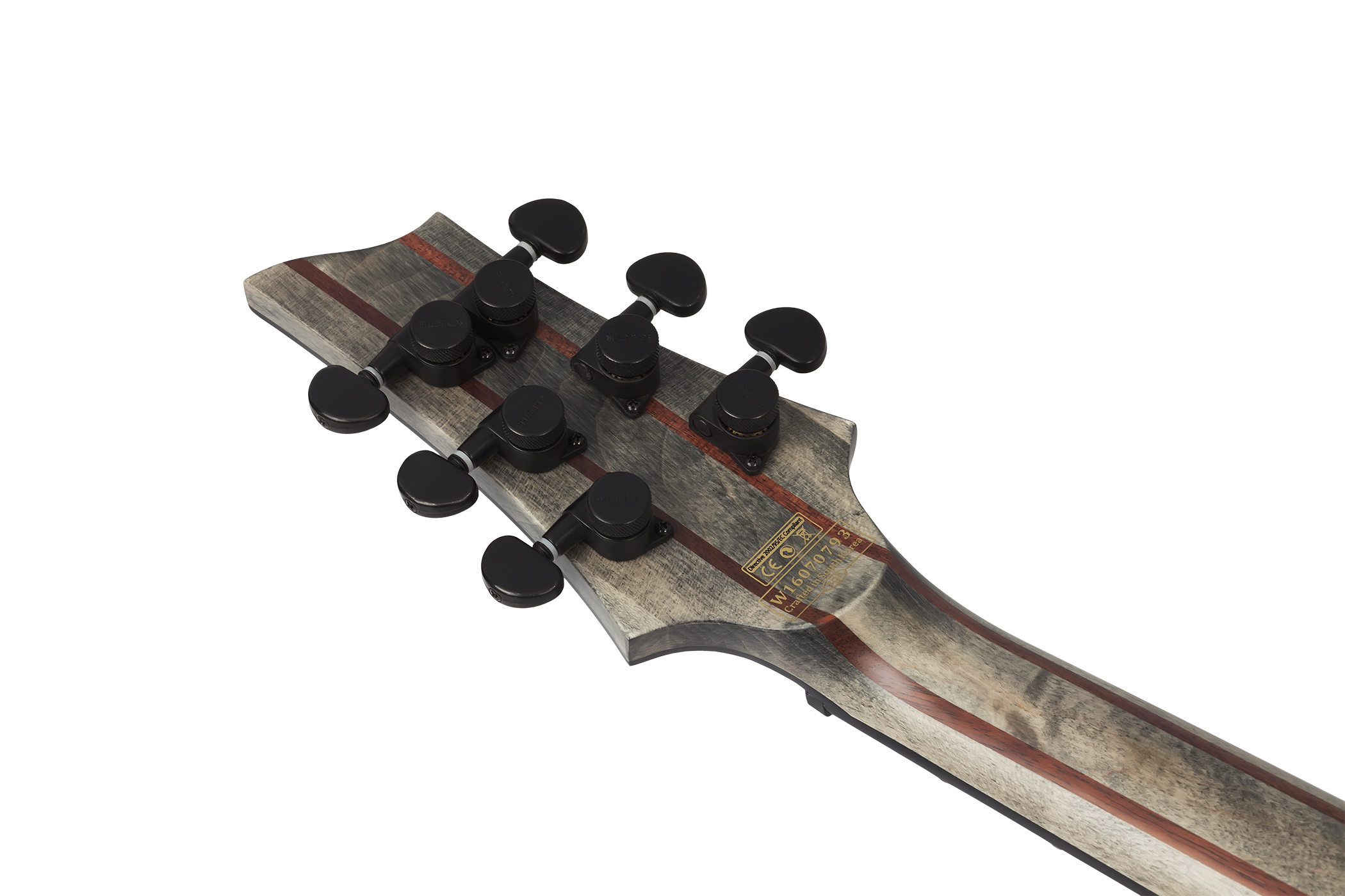 Schecter C-1 Ex Apocalypse Baryton 2h Ht Eb - Rusty Grey - Guitarra eléctrica barítono - Variation 4