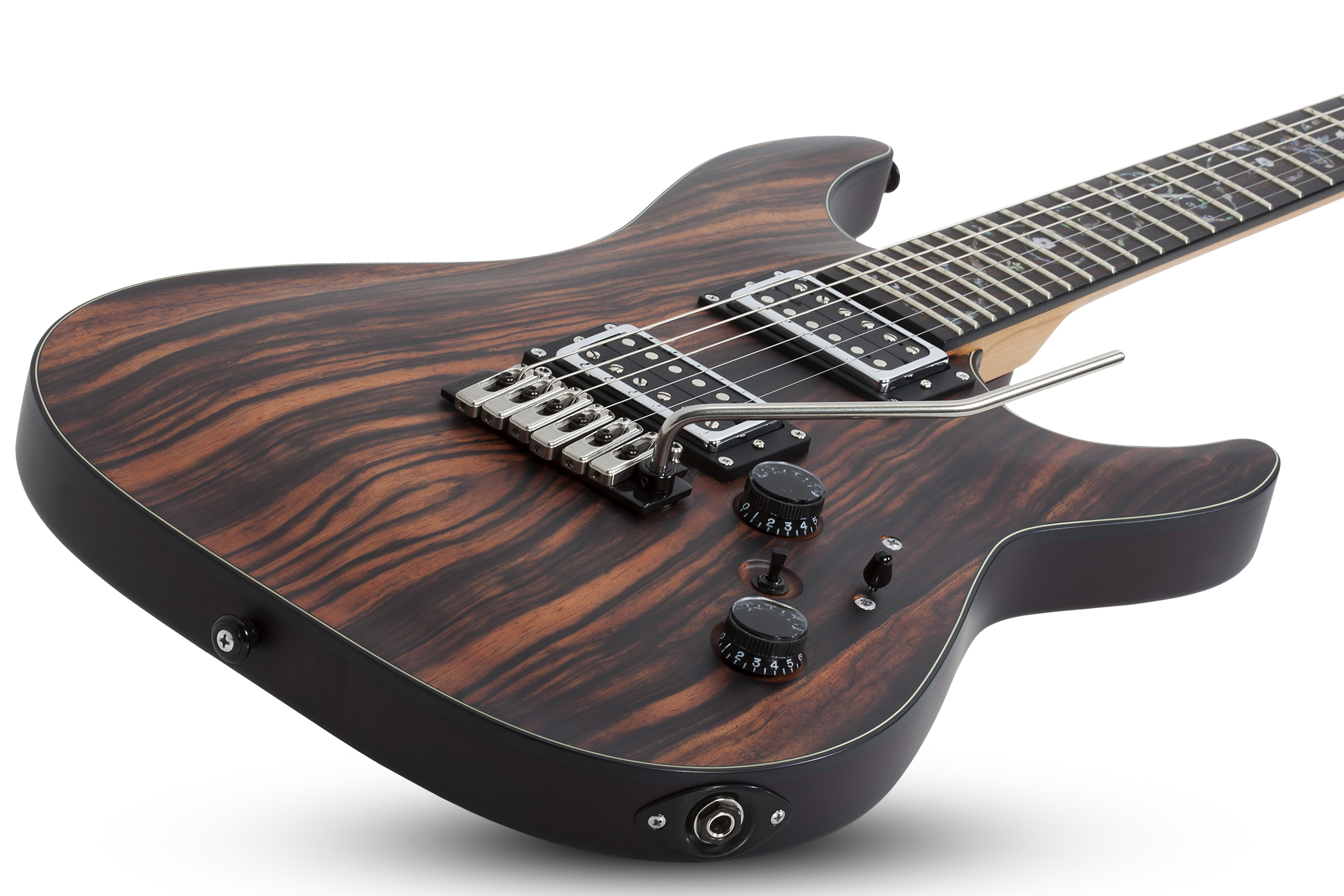 Schecter C-1 Exotic Ebony 2h Trem Eb - Natural Satin - Guitarra eléctrica con forma de str. - Variation 1