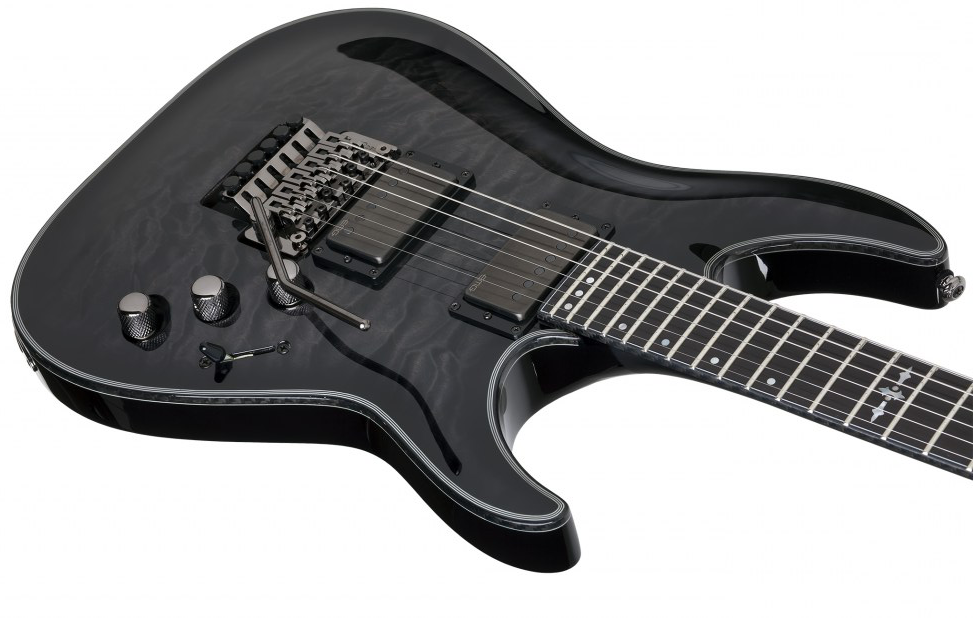 Schecter C-1 Fr Hellraiser Hybrid 2h Emg Eb - Trans. Black Burst - Guitarra eléctrica con forma de str. - Variation 1