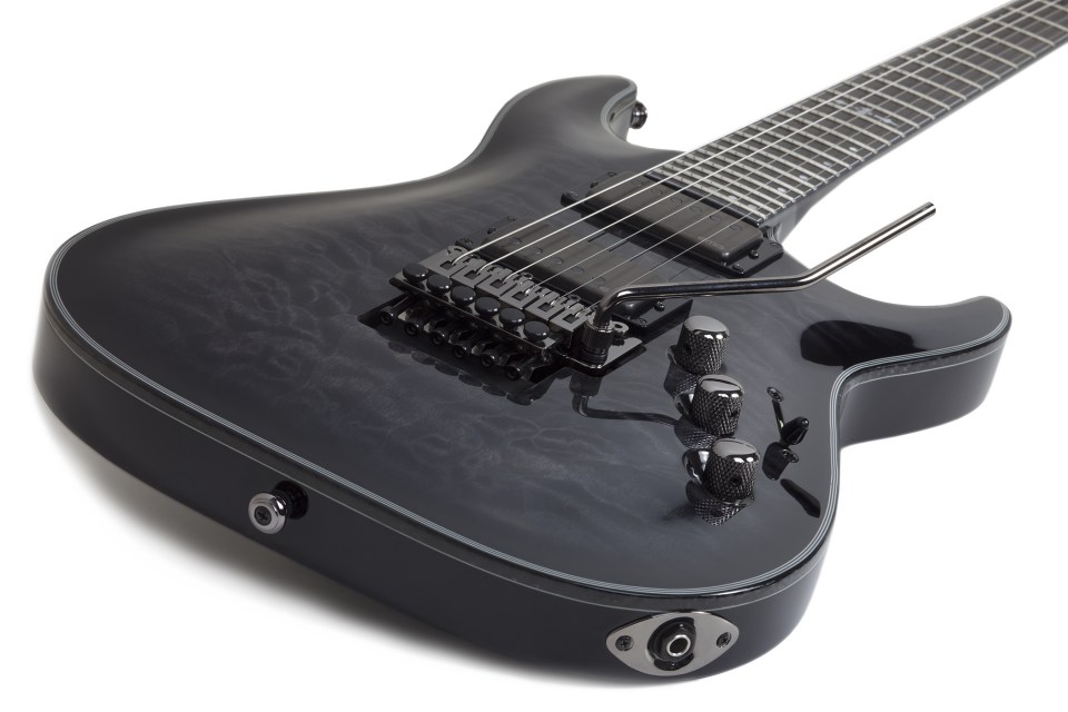 Schecter C-1 Fr Hellraiser Hybrid 2h Emg Eb - Trans. Black Burst - Guitarra eléctrica con forma de str. - Variation 2
