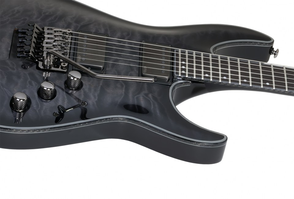 Schecter C-1 Fr Hellraiser Hybrid 2h Emg Eb - Trans. Black Burst - Guitarra eléctrica con forma de str. - Variation 3