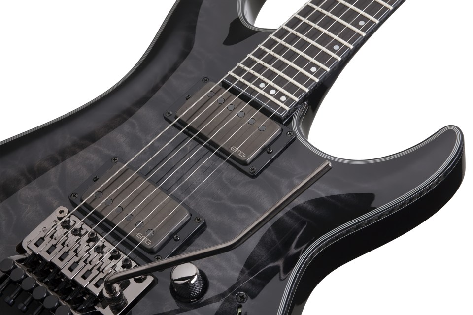 Schecter C-1 Fr Hellraiser Hybrid 2h Emg Eb - Trans. Black Burst - Guitarra eléctrica con forma de str. - Variation 4