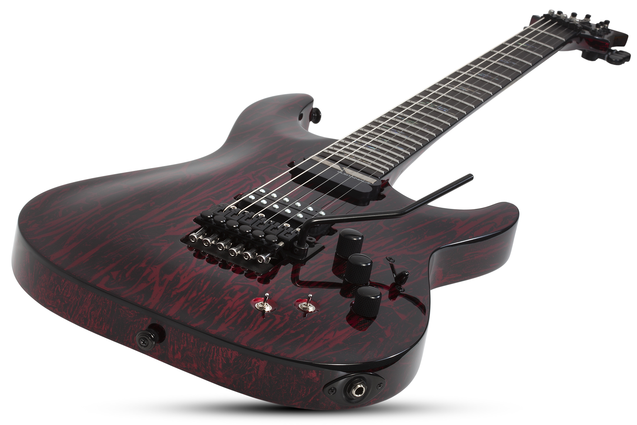 Schecter C-1 Fr  S Silver Mountain 2h Sustainiac Ht Eb - Blood Moon - Guitarra eléctrica con forma de str. - Variation 1