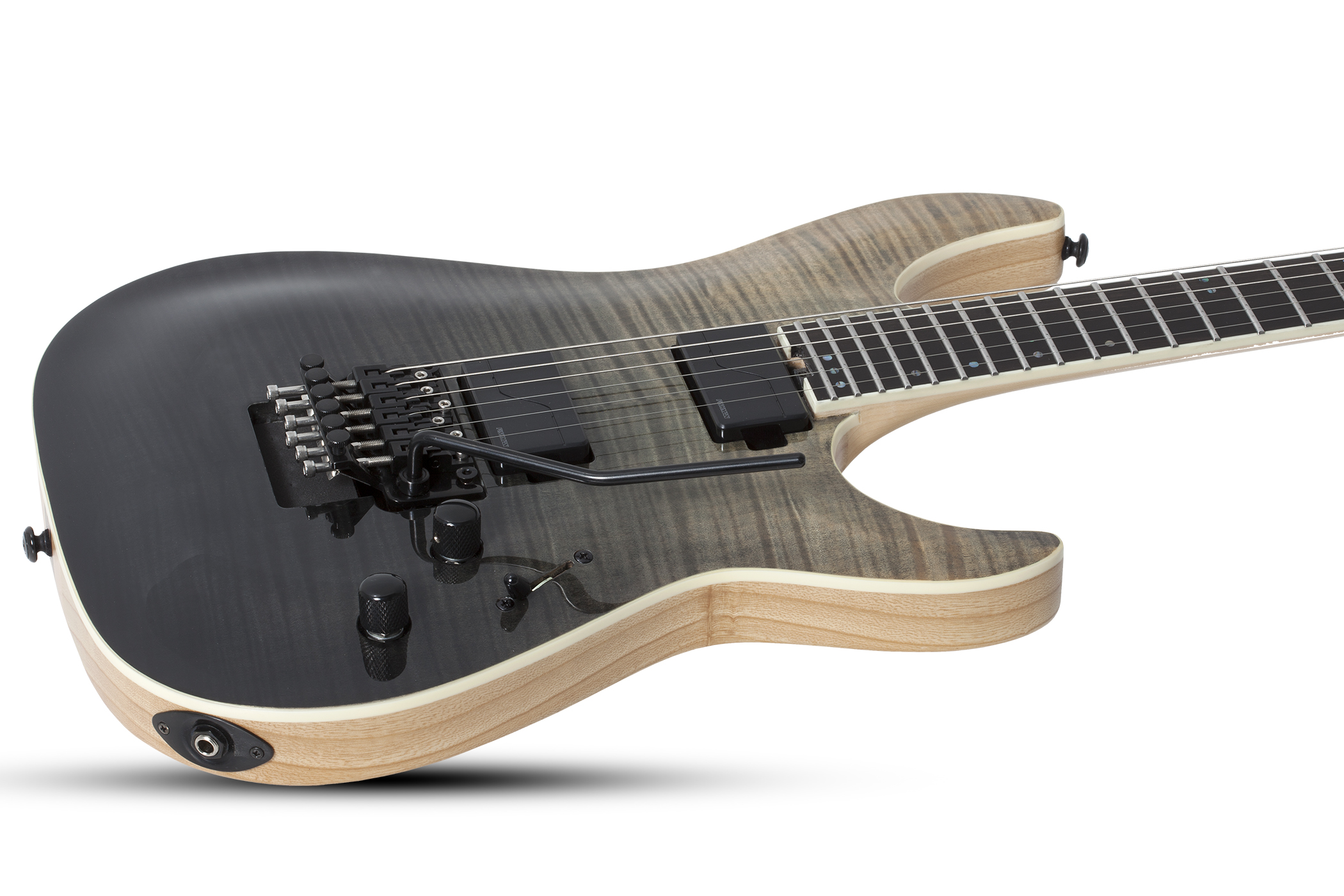 Schecter C-1 Fr Sls Elite 2h Fishman Fluence Modern Eb - Black Fade Burst - Guitarra eléctrica con forma de str. - Variation 1