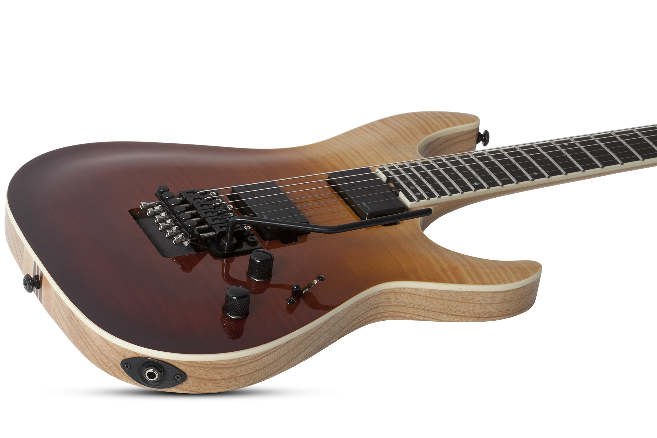 Schecter C-1 Fr Sls Elite 2h Fishman Fluence Modern Eb - Antique Fade Burst - Guitarra eléctrica con forma de str. - Variation 2