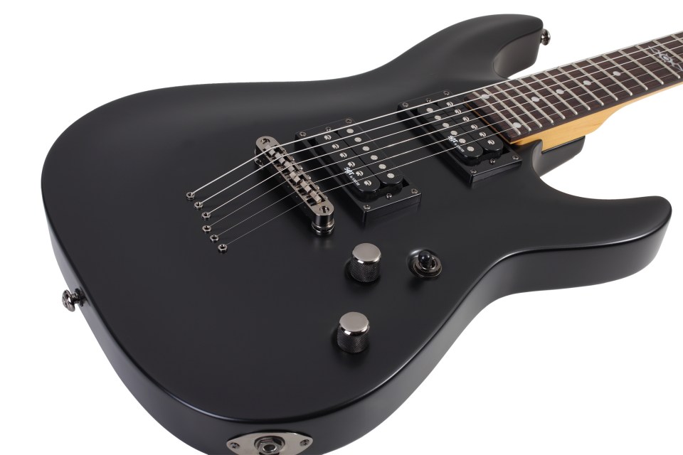 Sgr By Schecter C-1 2h Ht Rw - Midnight Satin Black - Guitarra eléctrica con forma de str. - Variation 1