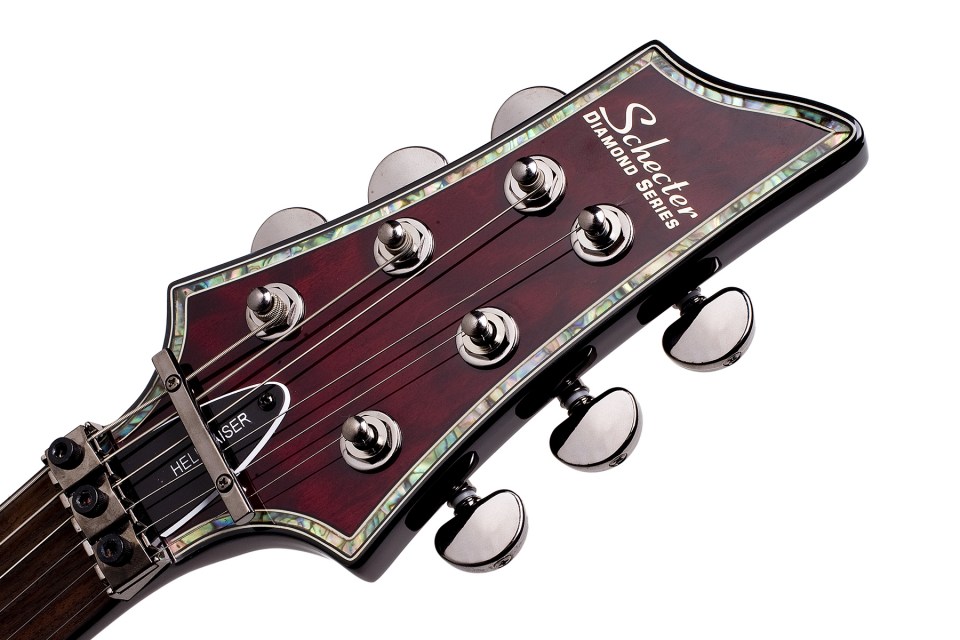 Schecter C-1 Hellraiser 2h Emg Ht Rw - Black Cherry - Guitarra eléctrica con forma de str. - Variation 4