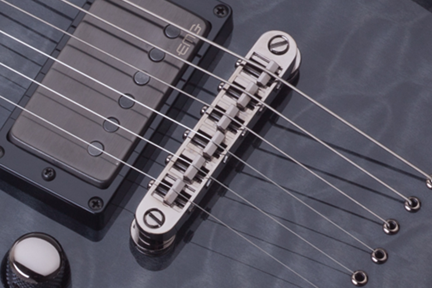 Schecter C-1 Hellraiser Hybrid Lh Gaucher 2h Emg Ht Eb - Trans. Black Burst - Guitarra electrica para zurdos - Variation 2