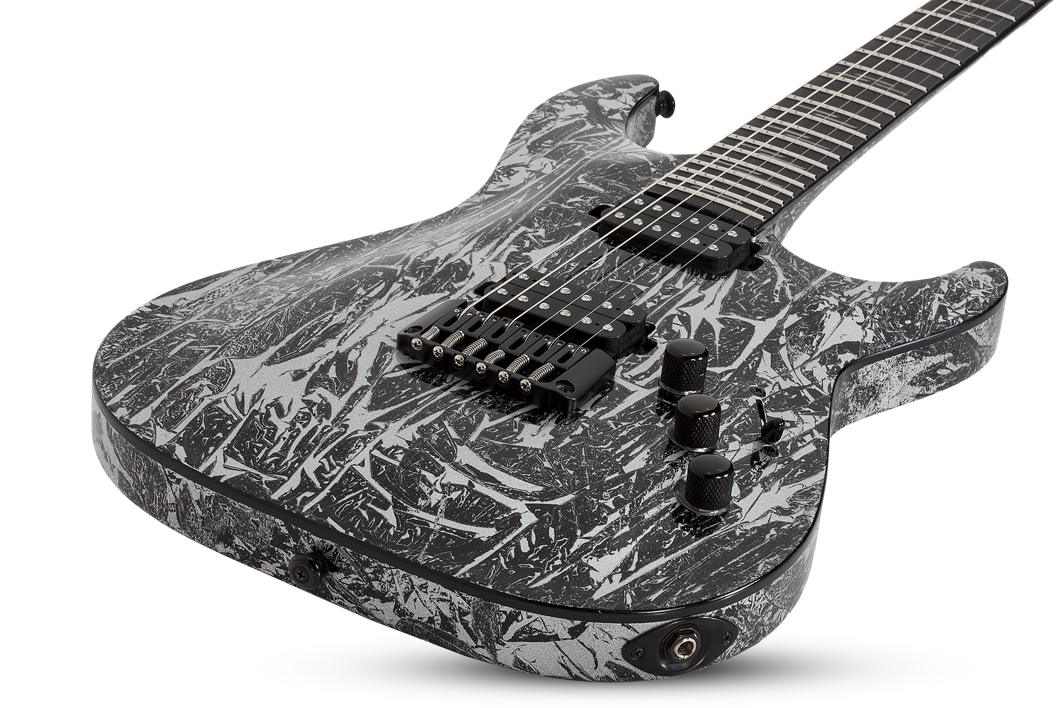 Schecter C-1 2h Ht Eb - Silver Mountain - Guitarra eléctrica con forma de str. - Variation 1