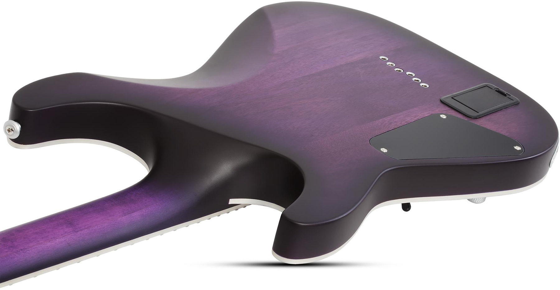Schecter C-1 Platinum 2h Emg Ht Eb - Satin Purple Burst - Guitarra eléctrica con forma de str. - Variation 3