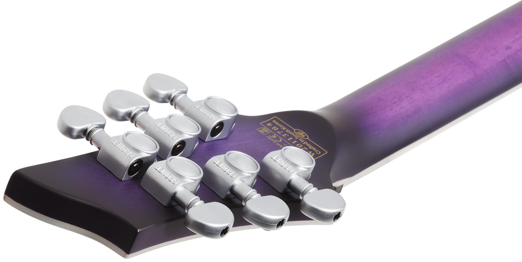 Schecter C-1 Platinum 2h Emg Ht Eb - Satin Purple Burst - Guitarra eléctrica con forma de str. - Variation 5