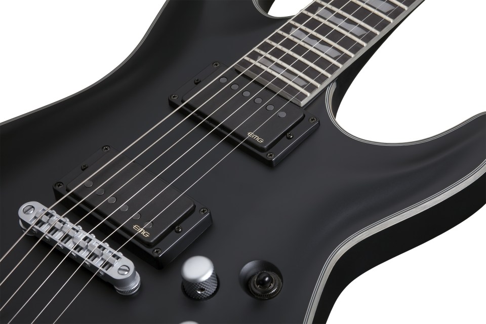 Schecter C-1 Platinum 2h Emg Ht Eb - Satin Black - Guitarra eléctrica con forma de str. - Variation 2