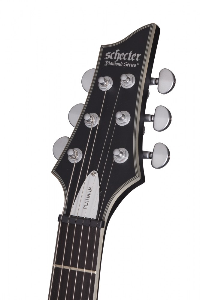 Schecter C-1 Platinum 2h Emg Ht Eb - Satin Black - Guitarra eléctrica con forma de str. - Variation 3