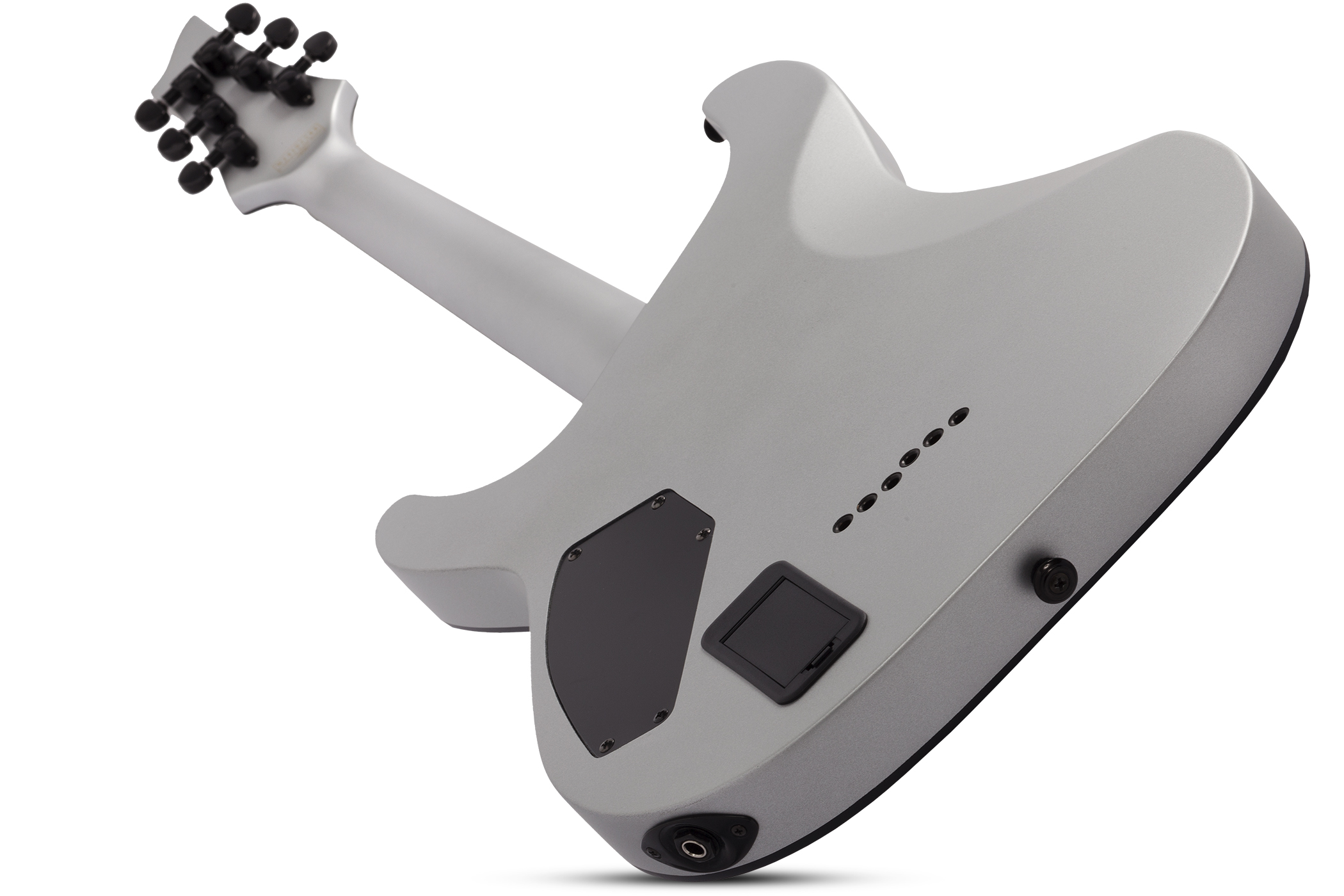 Schecter C-1 Platinum Hh Emg Ht Eb - Satin Silver - Guitarra eléctrica con forma de str. - Variation 2