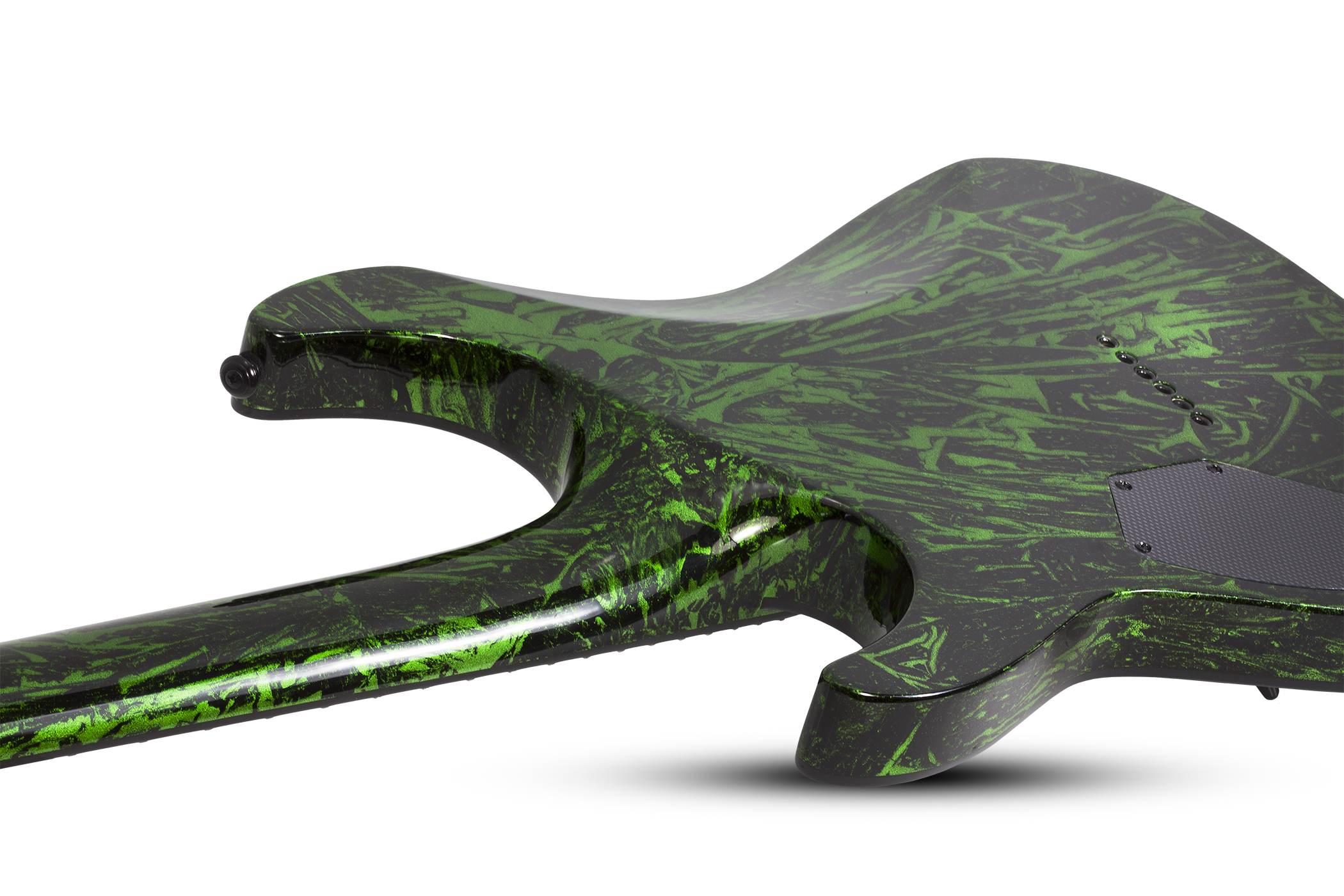 Schecter C-1 Silver Mountain 2h Ht Eb - Toxic Venom - Guitarra eléctrica con forma de str. - Variation 3