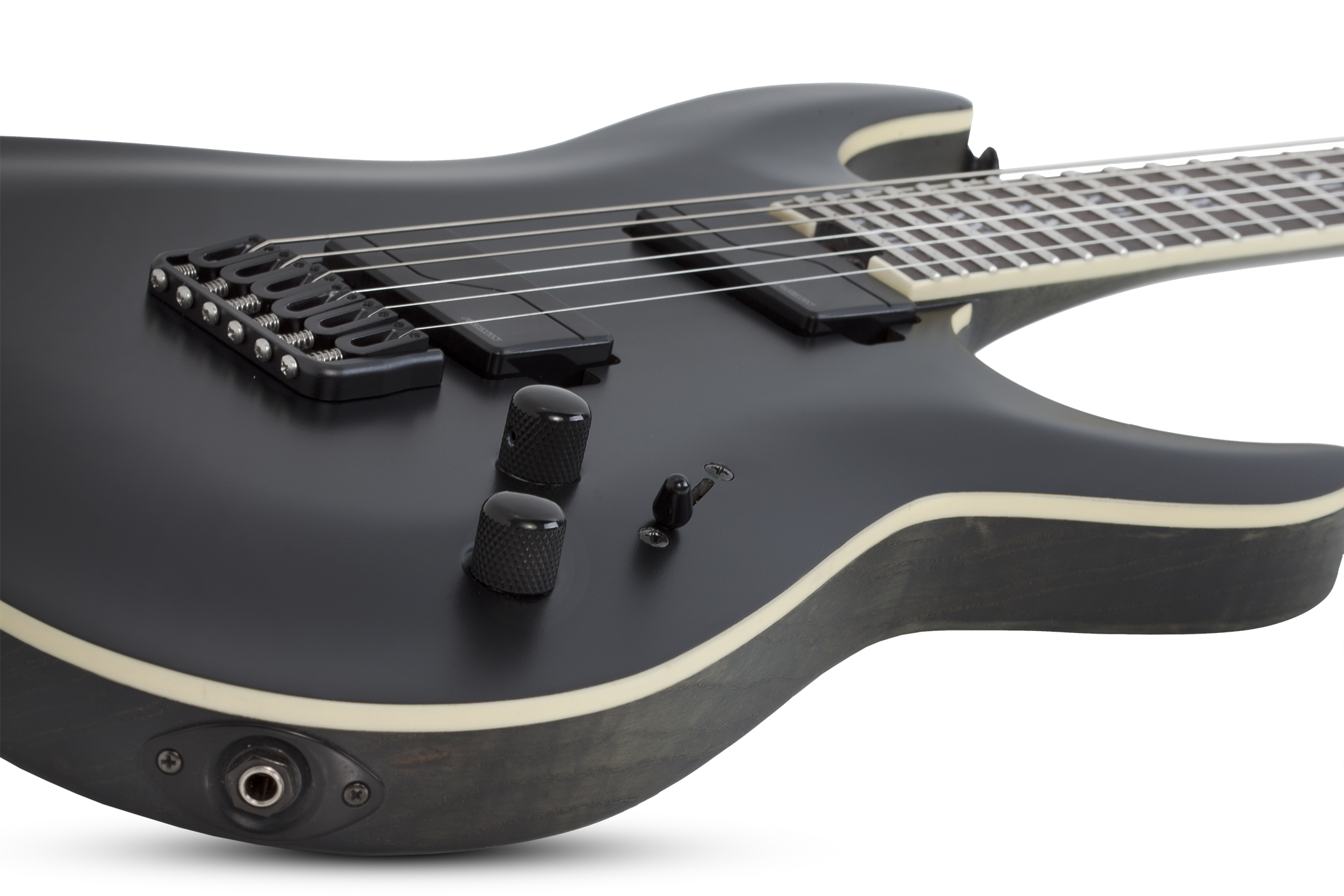 Schecter C-1 Sls Evil Twin 2h Fishman Ht Eb - Satin Black - Guitarra eléctrica con forma de str. - Variation 1