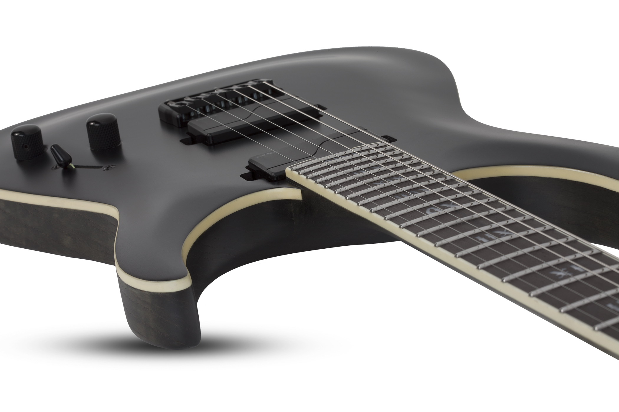 Schecter C-1 Sls Evil Twin 2h Fishman Ht Eb - Satin Black - Guitarra eléctrica con forma de str. - Variation 2