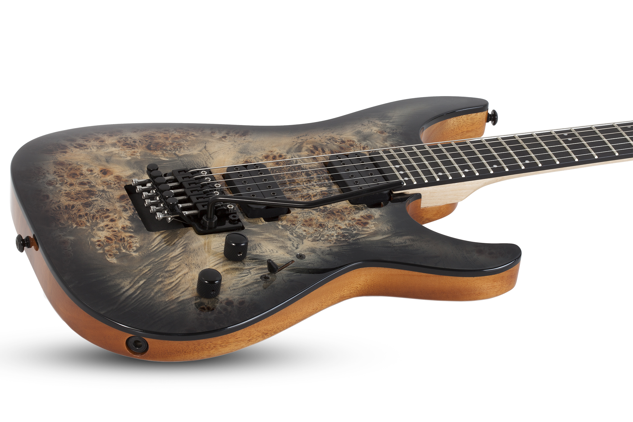 Schecter C-6 Pro Fr 2h Wen - Charcoal Burst - Guitarra eléctrica de doble corte - Variation 2