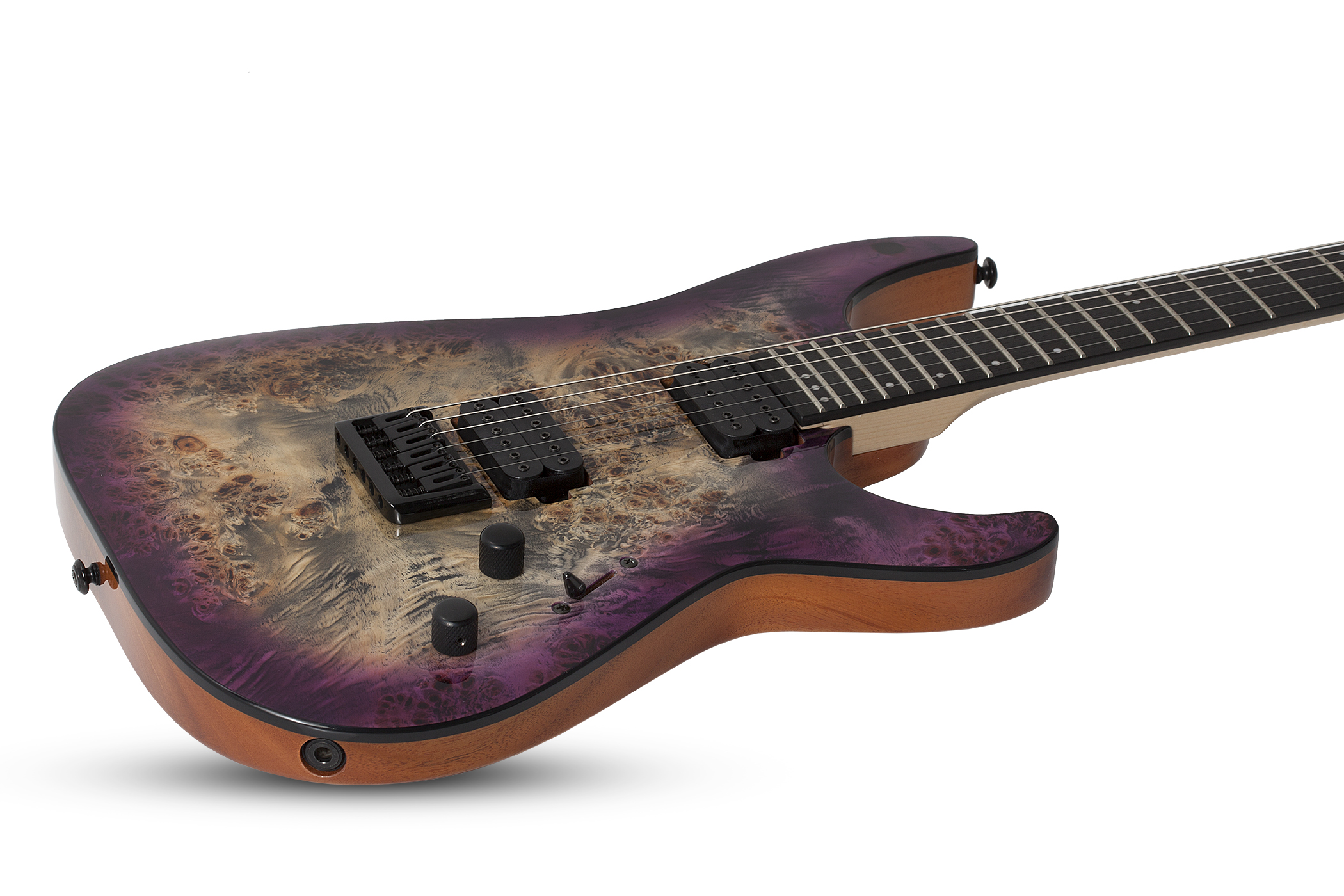 Schecter C-6 Pro 2h Ht Wen - Aurora Burst - Guitarra eléctrica de doble corte - Variation 1