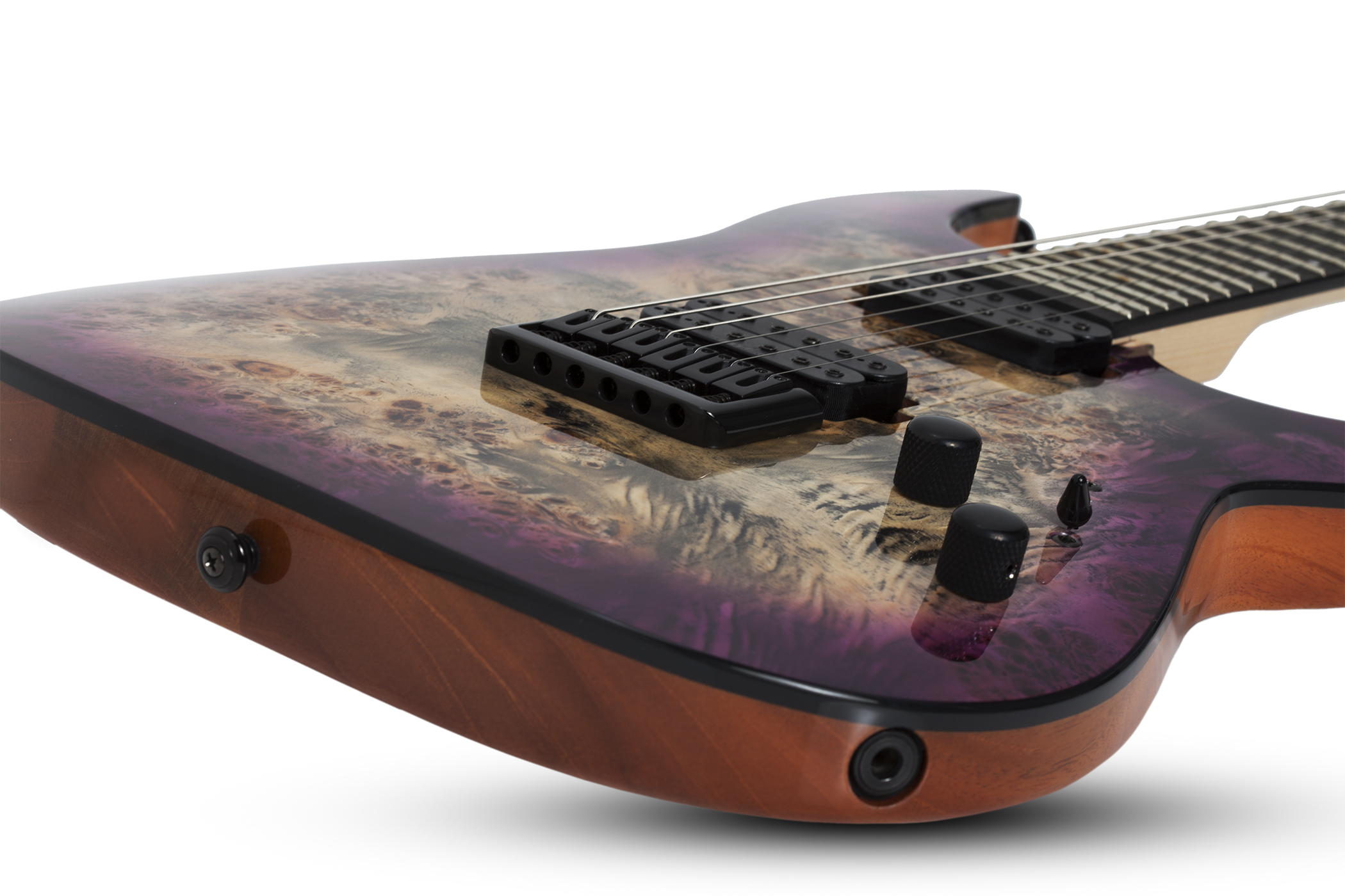 Schecter C-6 Pro 2h Ht Wen - Aurora Burst - Guitarra eléctrica de doble corte - Variation 2