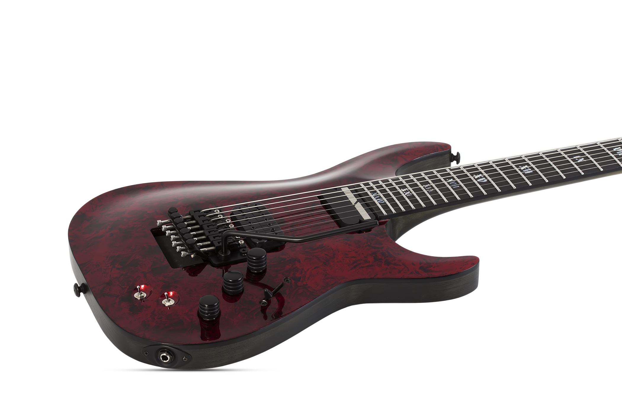 Schecter C-7 Fr S Apocalypse 7c 2h Sustainiac Eb - Red Reign - Guitarra eléctrica de 7 cuerdas - Variation 1