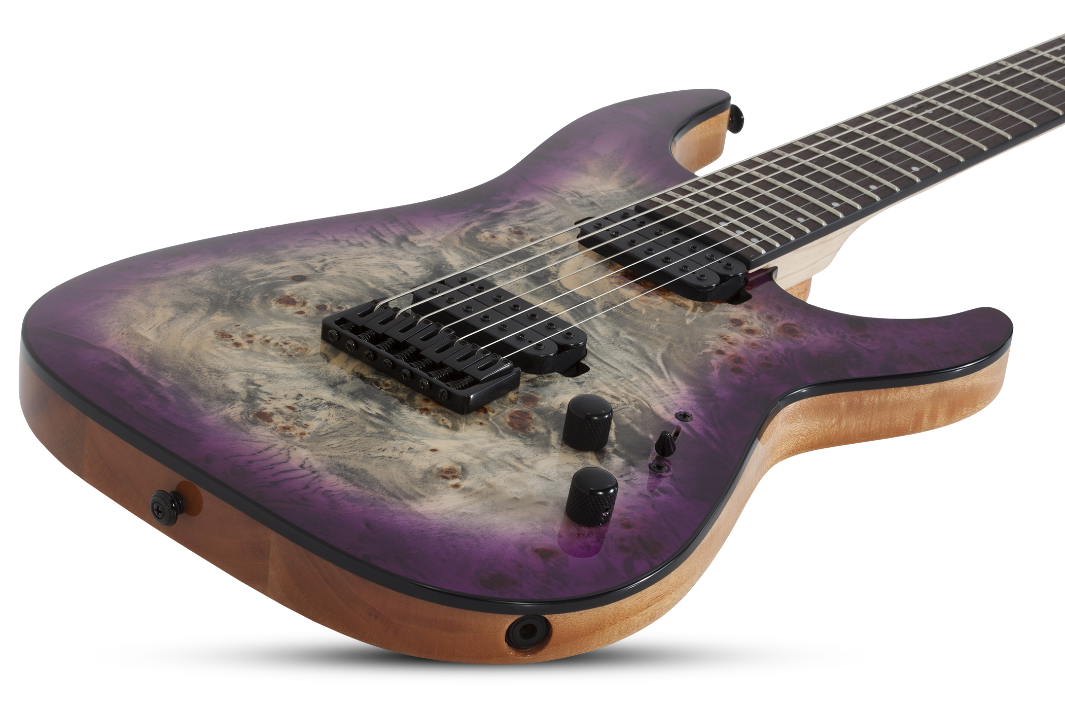 Schecter C-7 Pro 7c 2h Ht Wen - Aurora Burst - Guitarra eléctrica de 7 cuerdas - Variation 1