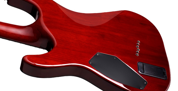 Schecter C-1 Fr S Hellraiser 2h Emg Sustainiac Rw - Black Cherry - Guitarra eléctrica con forma de str. - Variation 3