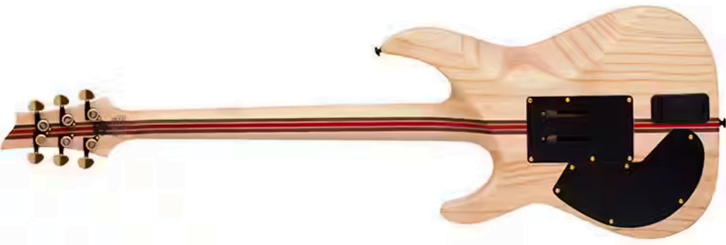 Schecter C1 Fr-s 50th Ann. 2h Sustainiac Fr Eb - 50th Gold Burst - Guitarra electrica metalica - Variation 1